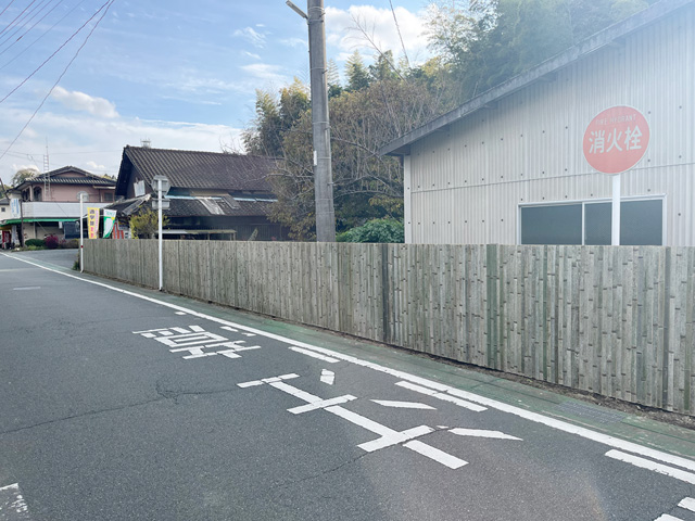 天然竹を使った竹垣工事